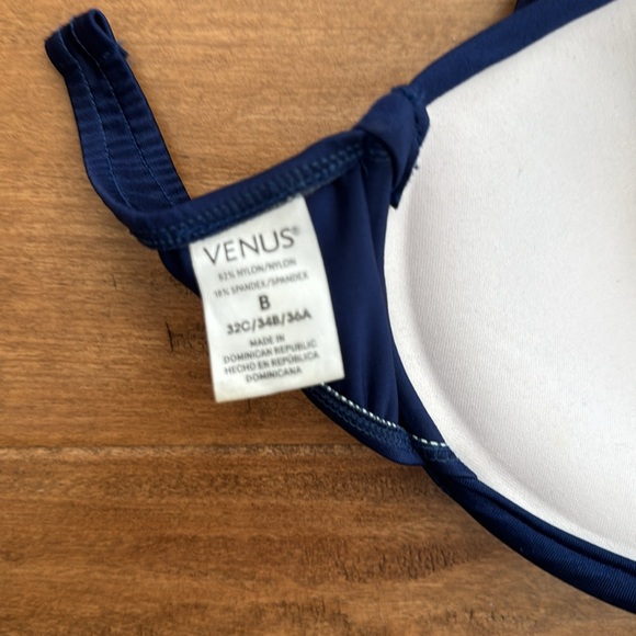 Venus bikini top - Navy colour - Picture 3 of 3